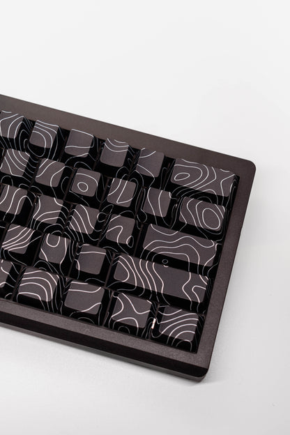 Topographic Cherry Profile PBT Dye Sub Side Print Капачки за Механична Клавиатура (Пълен комплект) - TypeHero