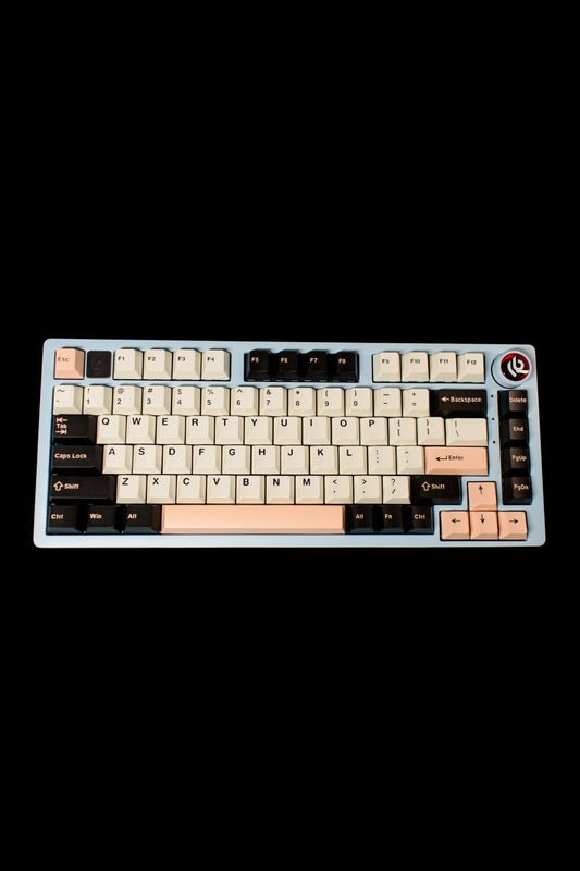 Leobog HI75 75% Компактна Алуминиева Механична Клавиатура с Линейни Суичове Gateron White Pro (Custom Built) - TypeHero