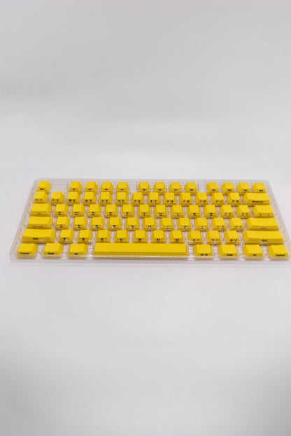 Banana Yellow Side Print PBT Капачки за Механична Клавиатура Cherry Profile - TypeHero