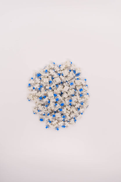 Jerrzi Blue Механични Кликащи Суичове за Клавиатура Clicky (10 броя) - TypeHero