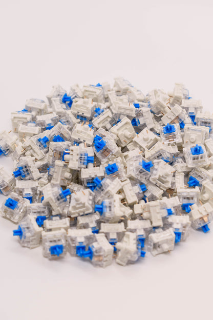 Jerrzi Blue Механични Кликащи Суичове за Клавиатура Clicky (10 броя) - TypeHero