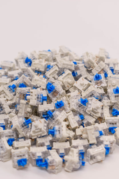 Jerrzi Blue Механични Кликащи Суичове за Клавиатура Clicky (10 броя) - TypeHero