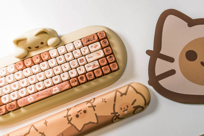 Yunzii Wrist Rest - Висококачествена Ергономична Поставка за Китки Panda / Cat - TypeHero