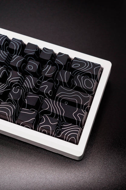 Topographic Cherry Profile PBT Dye Sub Side Print Капачки за Механична Клавиатура (Пълен комплект) - TypeHero