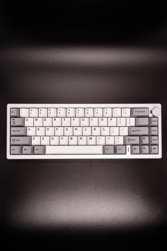 Yunzii AL68 Aluminum Mechanical Keyboard 65% Pre-Built with Volume Control Knob and Mechanical Linear Switches (VIA/QMK) (Pre-Built)