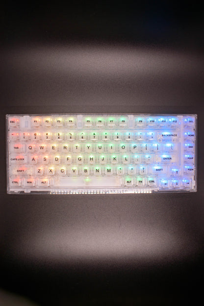 Yunzii X75 Pro 75% Прозрачна Механична Клавиатура Готова Сглобка (Pre-Built) - TypeHero