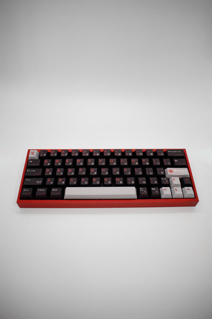 Dark Cyberpunk Japan 60 – Tofu60 Redux Red, 64-Клавишна Fully Custom Клавиатура