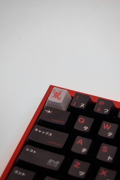 Dark Cyberpunk Japan 60 – Tofu60 Redux Red, 64-Клавишна Fully Custom Клавиатура