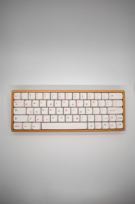 Shifted by Nature 60% Wooden Keyboard 64 Keys Fully Custom Built Механична Клавиатура с Кейс от Бук Изцяло Къстъм Сглобка (Custom Built)