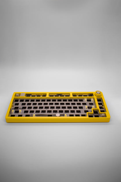 Leobog HI75C Pro, 75% Компактна Алуминиева Механична Клавиатура с Алуминиево Копче за Регулиране на Силата на Звука (Barebones) - TypeHero