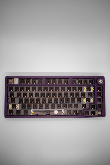 Leobog HI75C Pro, 75% Компактна Алуминиева Механична Клавиатура с Алуминиево Копче за Регулиране на Силата на Звука (Barebones) - TypeHero