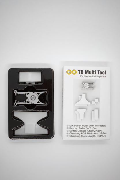 TX 5 in 1 Multi-Tool Keycaps Remover and Switches Remover Мултифункционален Инструмент 5 в 1 за Клавиатури - TypeHero