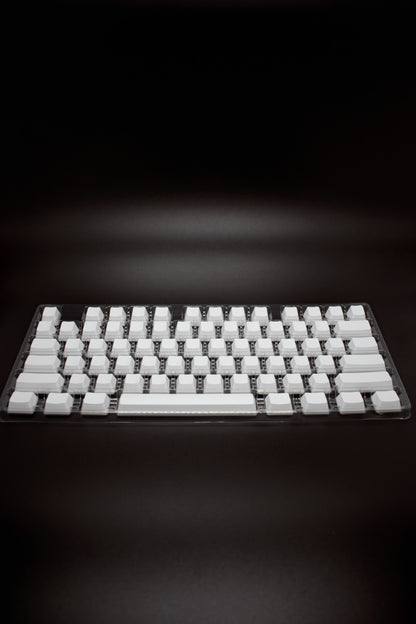 Капачки Без Надписи 125 броя Cherry / OEM Profile PBT Blank Keycap Set White Black - TypeHero