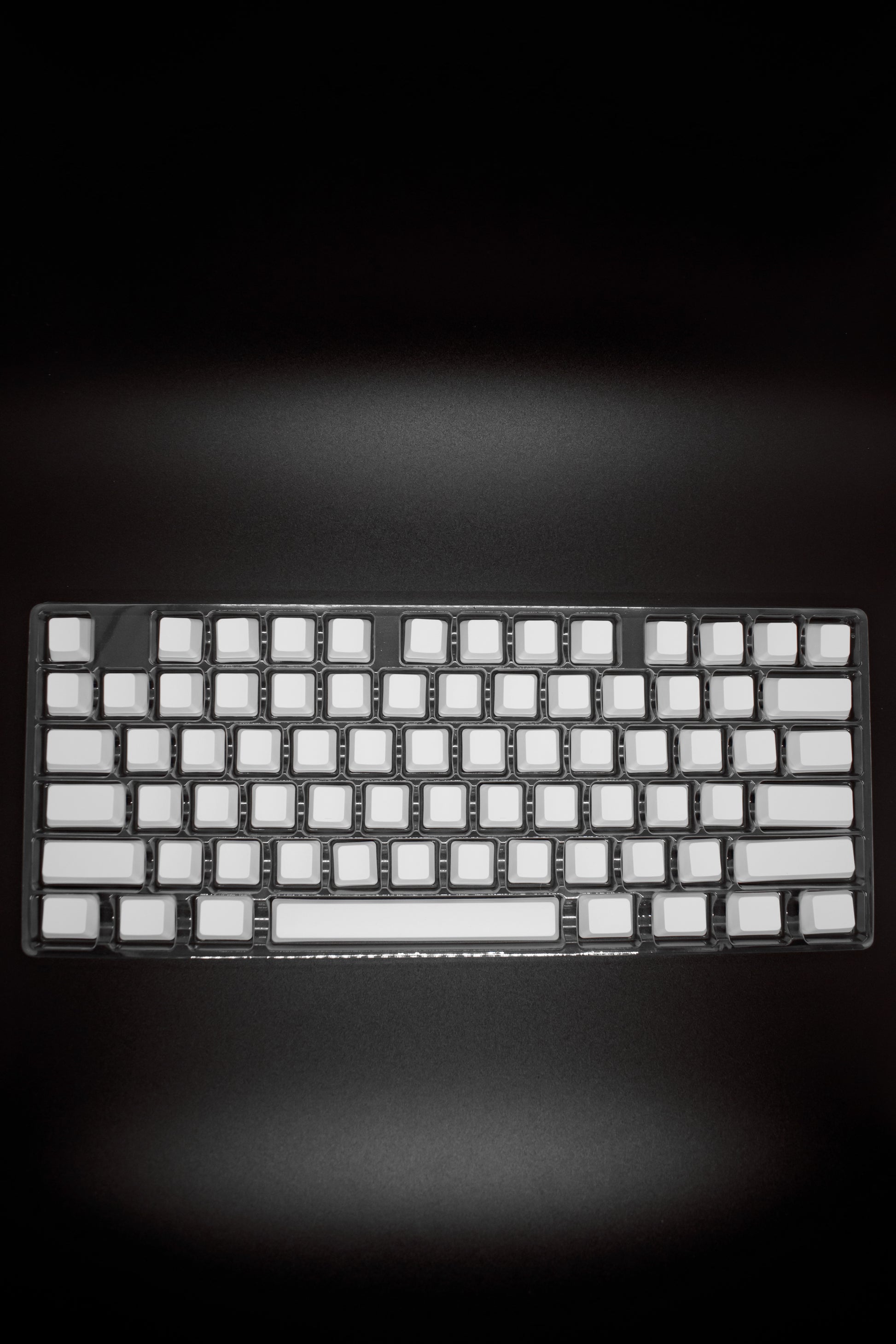 Капачки Без Надписи 125 броя Cherry / OEM Profile PBT Blank Keycap Set White Black - TypeHero