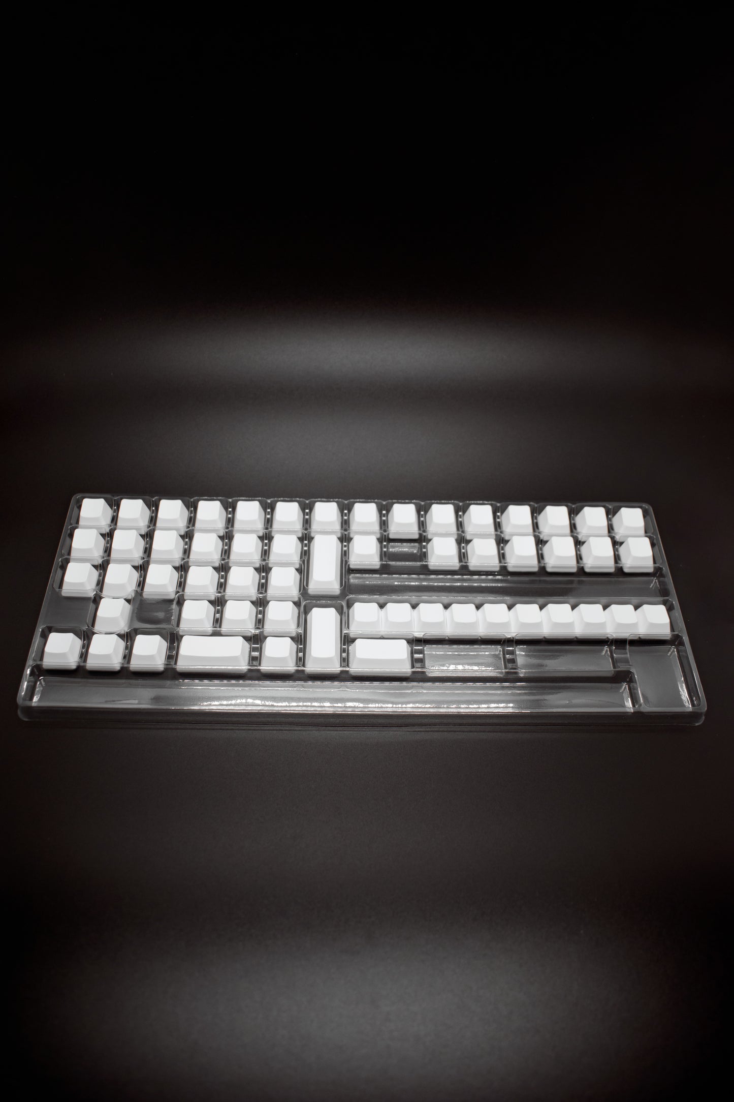 Капачки Без Надписи 125 броя Cherry / OEM Profile PBT Blank Keycap Set White Black - TypeHero