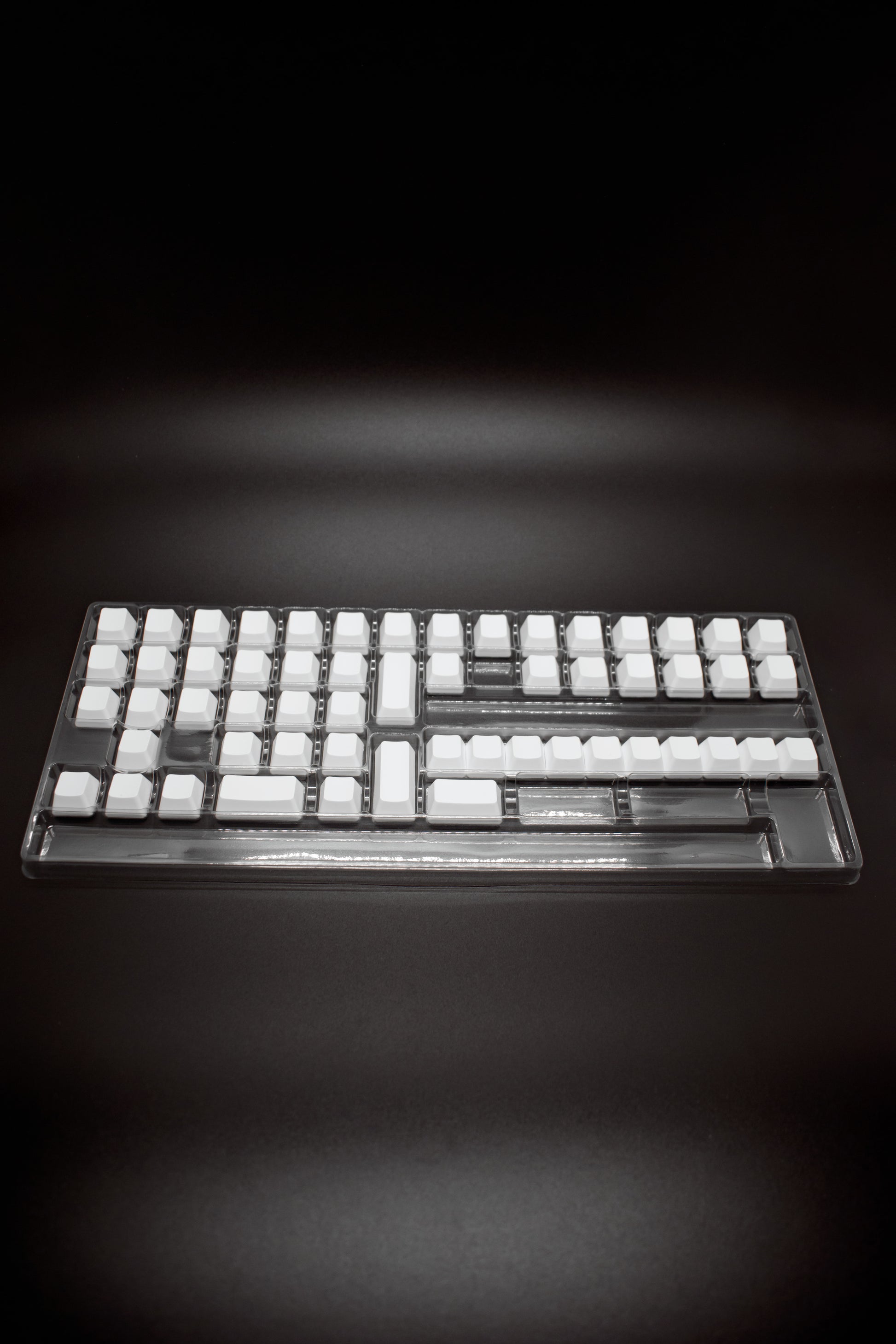 Капачки Без Надписи 125 броя Cherry / OEM Profile PBT Blank Keycap Set White Black - TypeHero