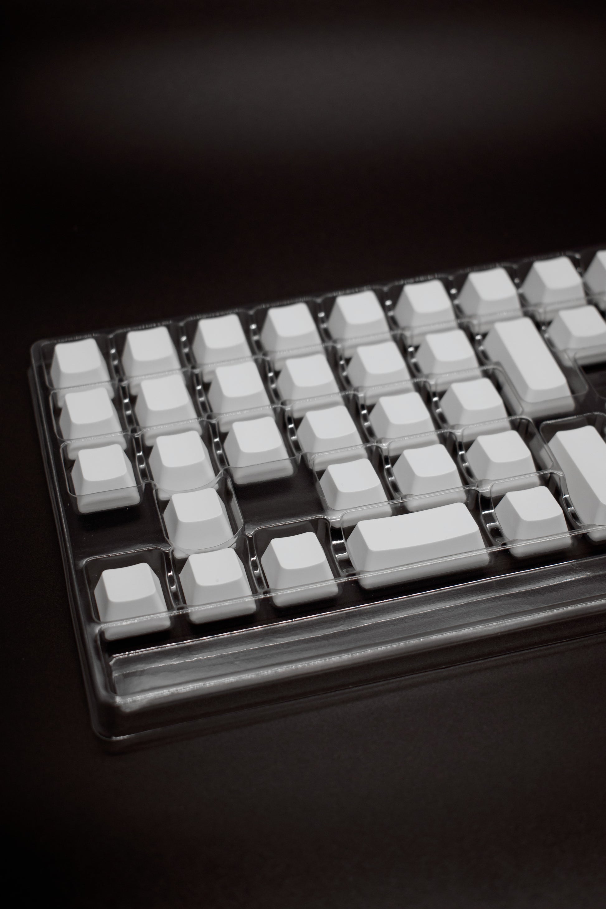 Капачки Без Надписи 125 броя Cherry / OEM Profile PBT Blank Keycap Set White Black - TypeHero