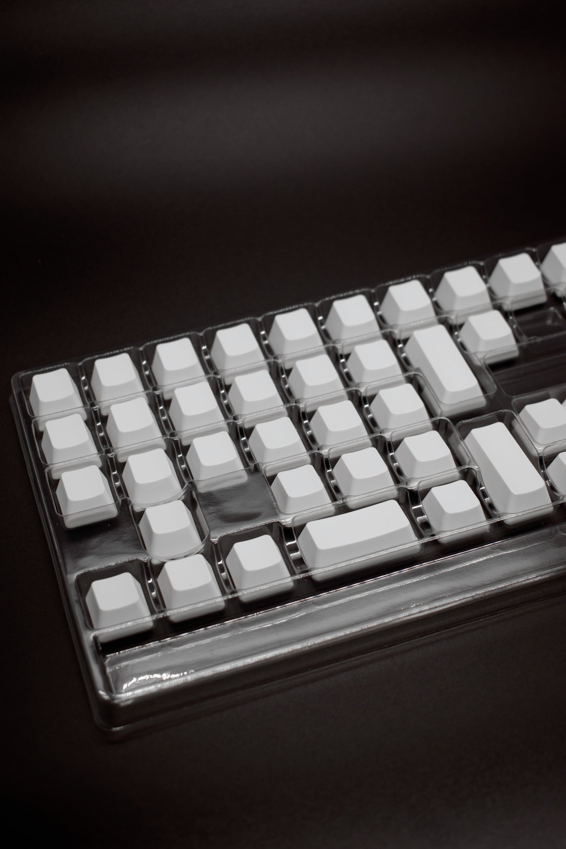 Капачки Без Надписи 125 броя Cherry / OEM Profile PBT Blank Keycap Set White Black - TypeHero