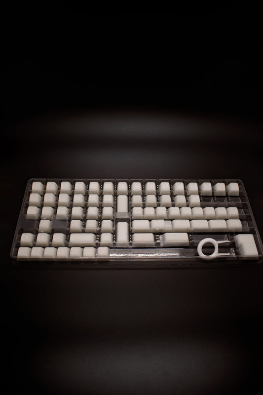 White Marble SA Profile Keycaps Капачки за Механична Клавиатура - TypeHero