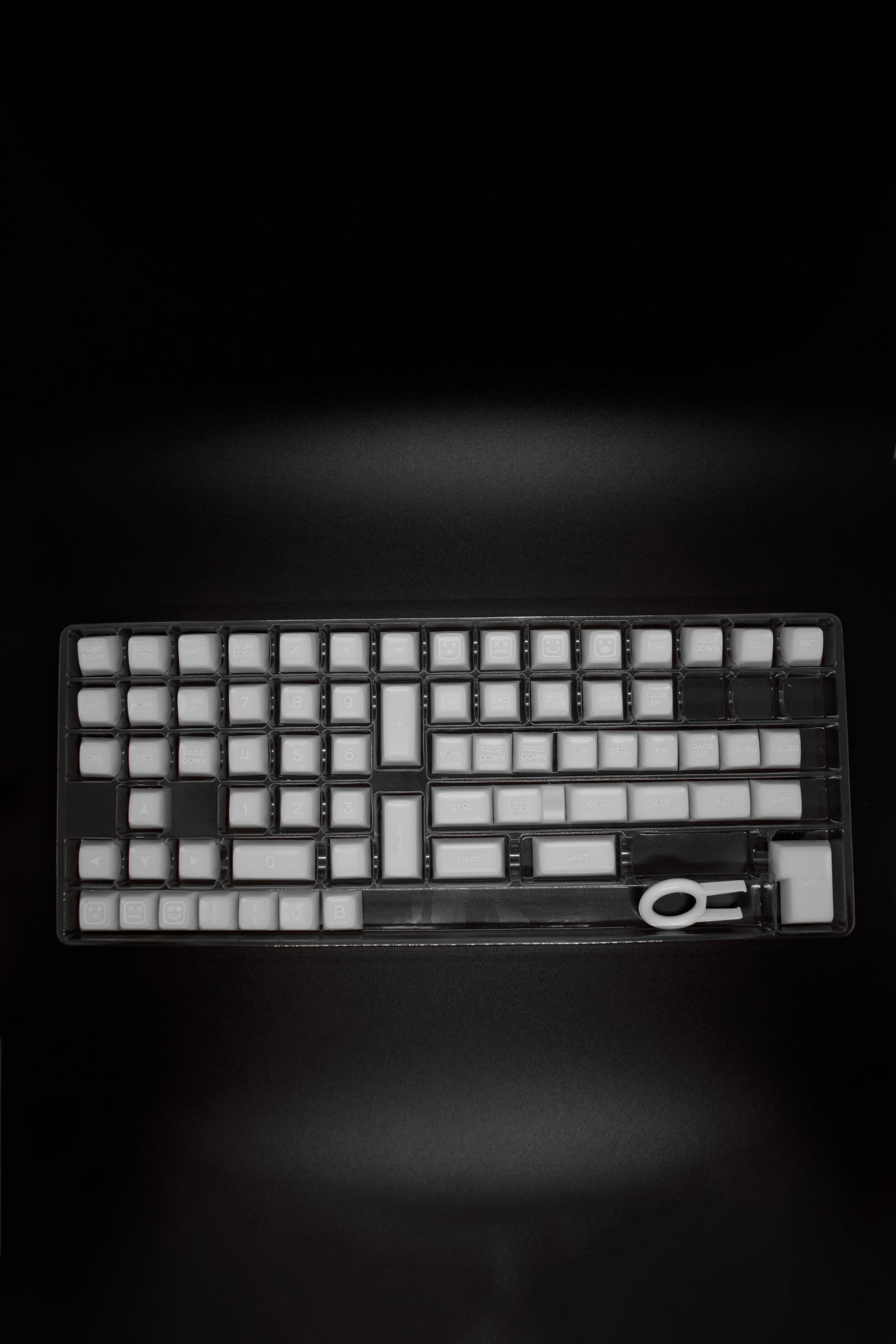 White Marble SA Profile Keycaps Капачки за Механична Клавиатура - TypeHero
