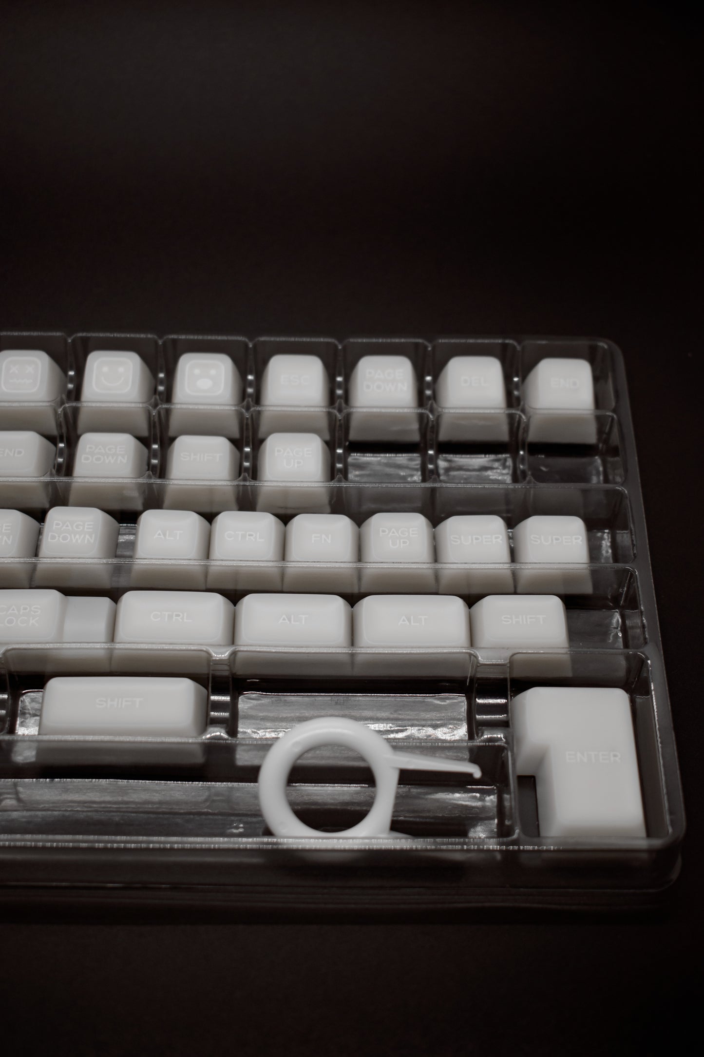 White Marble SA Profile Keycaps Капачки за Механична Клавиатура - TypeHero