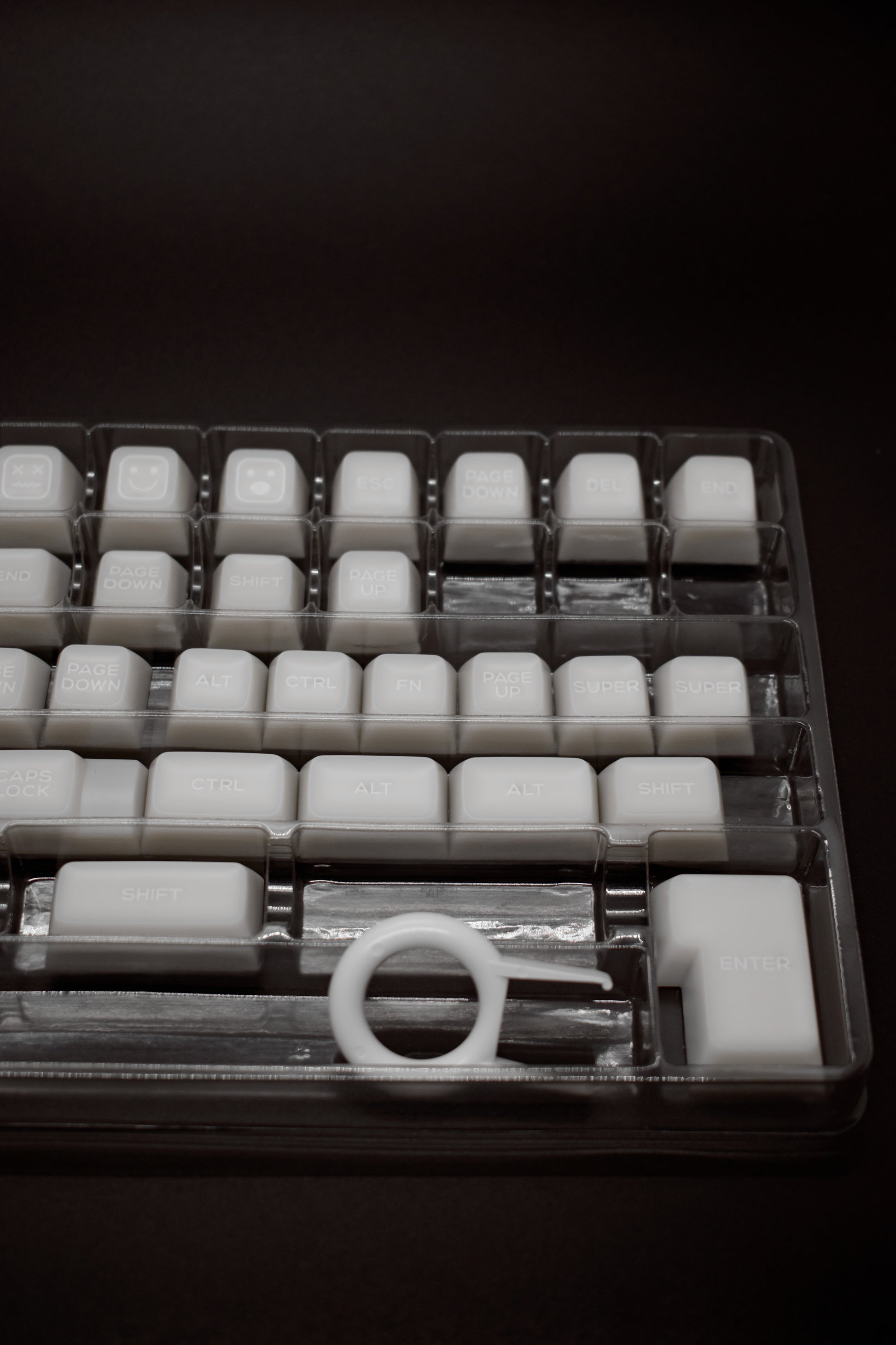 White Marble SA Profile Keycaps Капачки за Механична Клавиатура - TypeHero