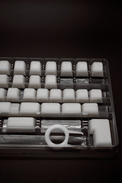 White Marble SA Profile Keycaps Капачки за Механична Клавиатура - TypeHero