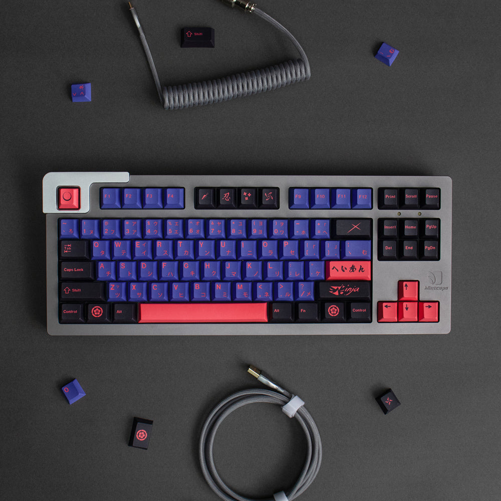 Ninja PBT Dye-Sub Cherry Профил Капачки за Механична Клавиатура