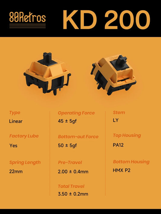 HMX KD200 Linear Switches (x35 box)