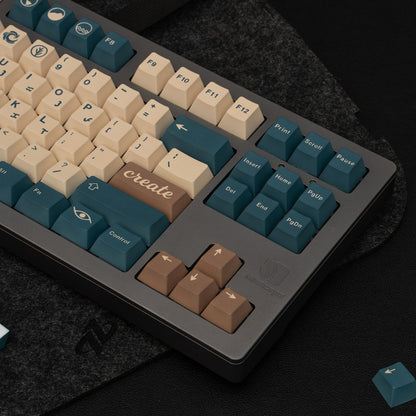 Earth Tone PBT Dye Sub Keycaps 129 броя Капачки Cherry Profile - TypeHero