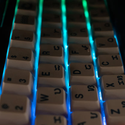 Earth Tone PBT Dye Sub Keycaps 129 броя Капачки Cherry Profile - TypeHero