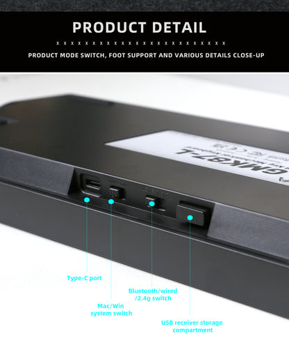 GMK87-L Barebones Mechanical Keyboard Безжична Механична Клавиатура (Само Основа) - TypeHero