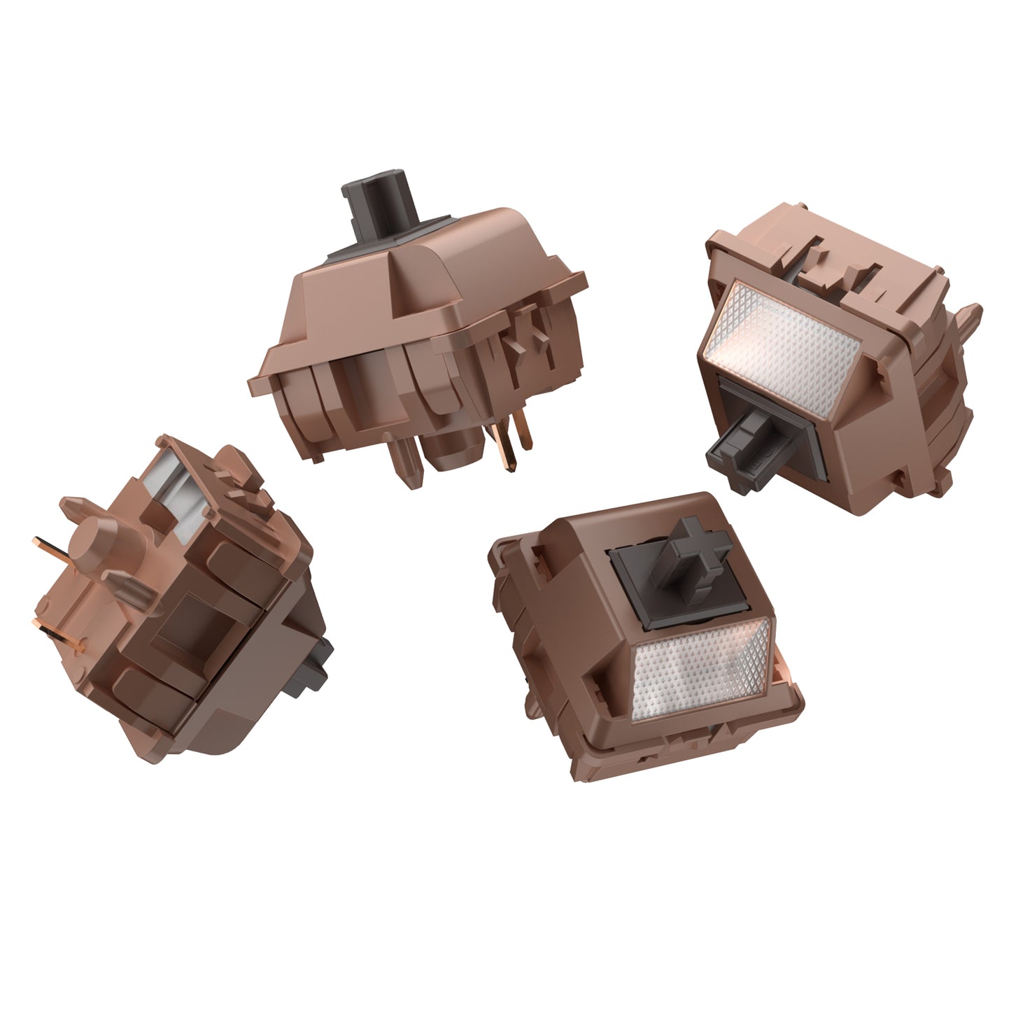 Durock Mocha Chocolate T1 POK Tactile Switch Суич за Механична Клавиатура Тактилен (90 броя)