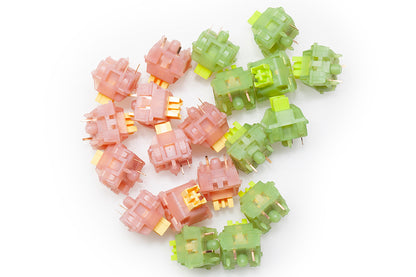 Outemu Silent Peach / Silent Lemon v3 – Тихи Механични Суичове 10 броя