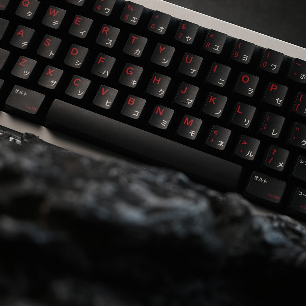 Dark Cyberpunk PBT Keycaps Cherry Profile