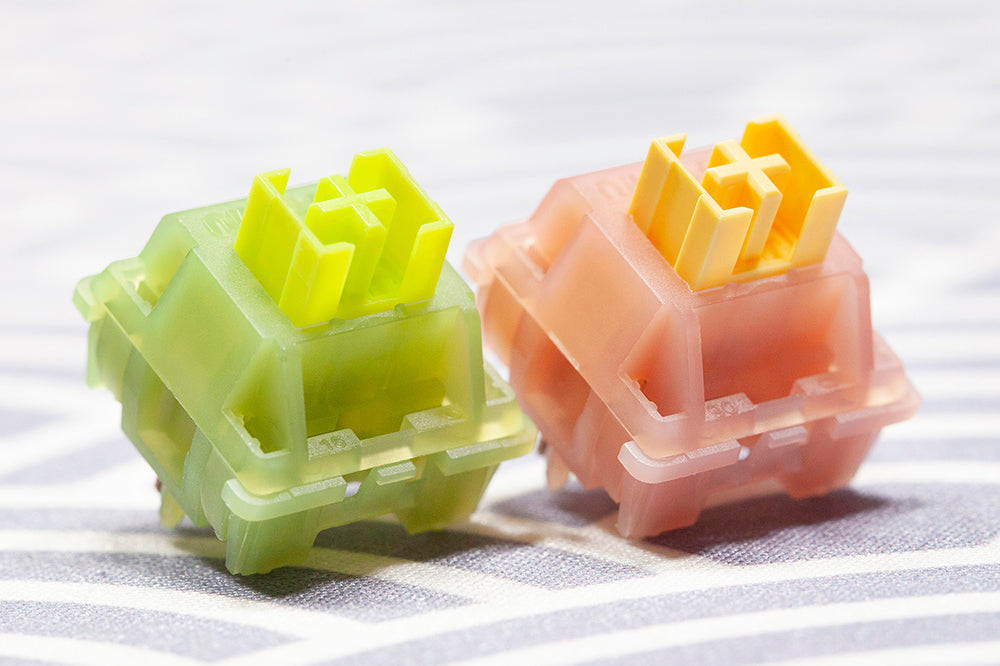 Outemu Silent Peach / Silent Lemon v3 – Тихи Механични Суичове 10 броя