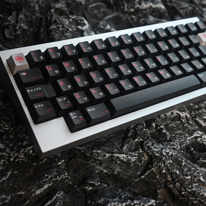 Dark Cyberpunk PBT Keycaps Cherry Profile