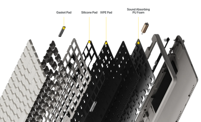 Lofree Flow Lite 84 Key Low Profile 75% Mechanical Keyboard Механична Клавиатура Нископрофилна - TypeHero