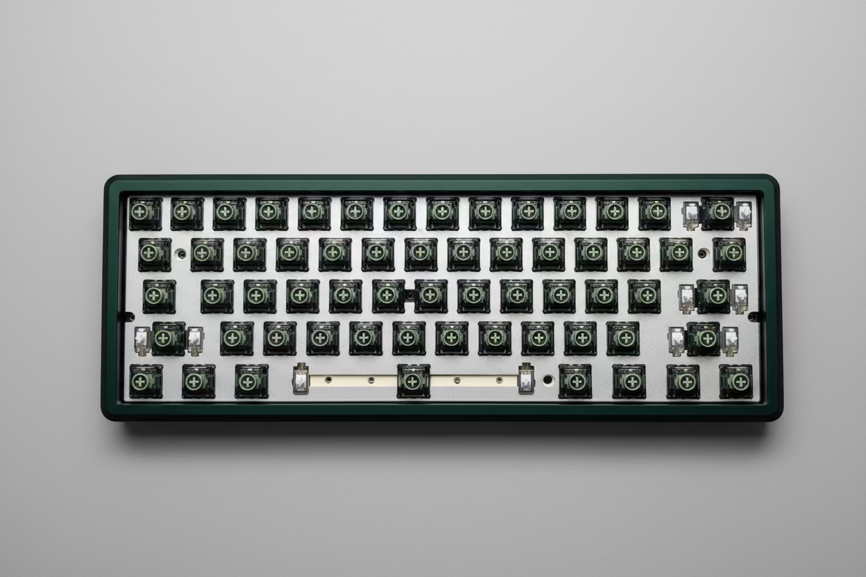 Gateron GT60 Pro 8k Polling Rate + Frog Mini Legerra + Gateron Jade Emerald Tactile Hall Effect Kit
