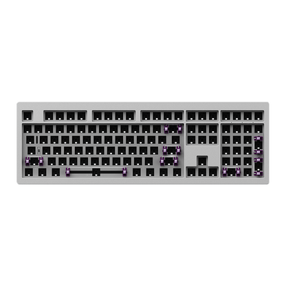 Akko Monsgeek M5W 100% Full Size Keyboard Barebones (Silver) - TypeHero