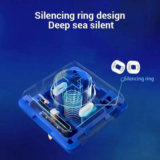 Kailh Deep Sea Whale Silent Tactile Low Profile Switches 70 броя