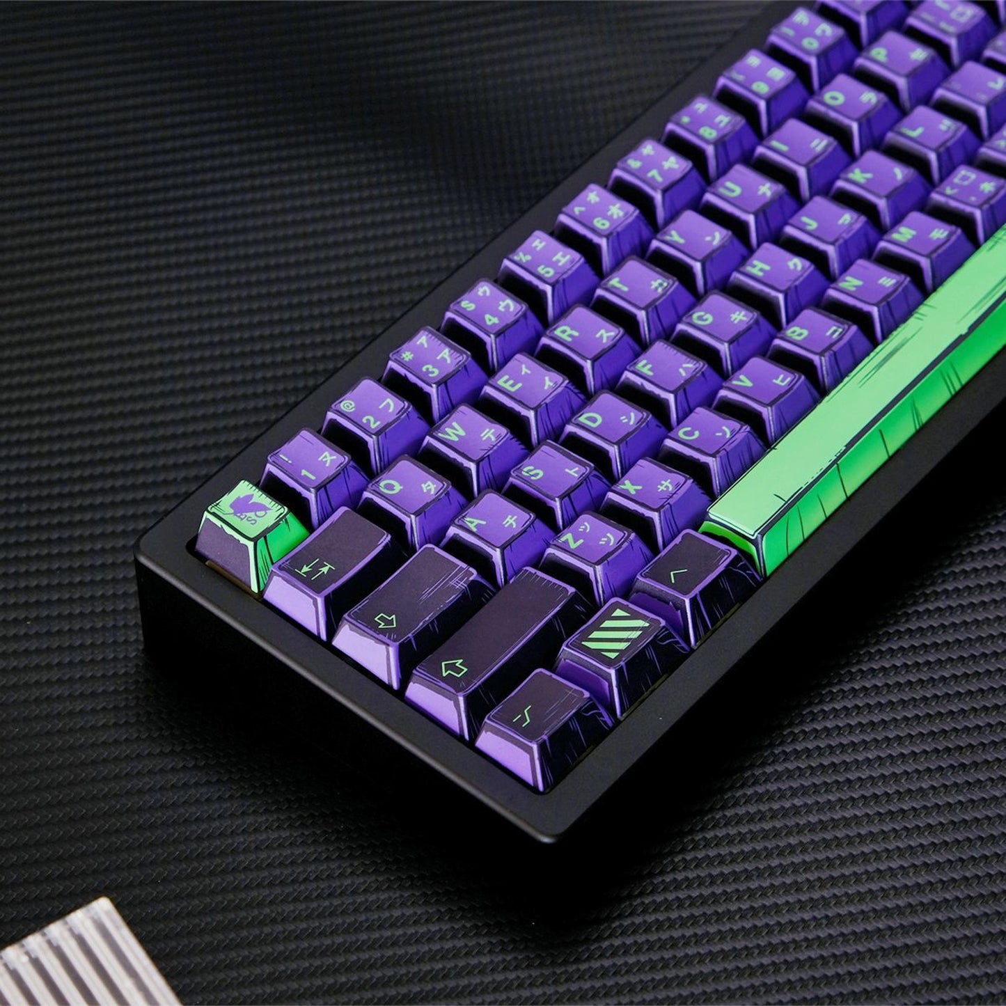 Purple Comix PBT Keycaps EVA Style Капачки за Механична Клавиатура