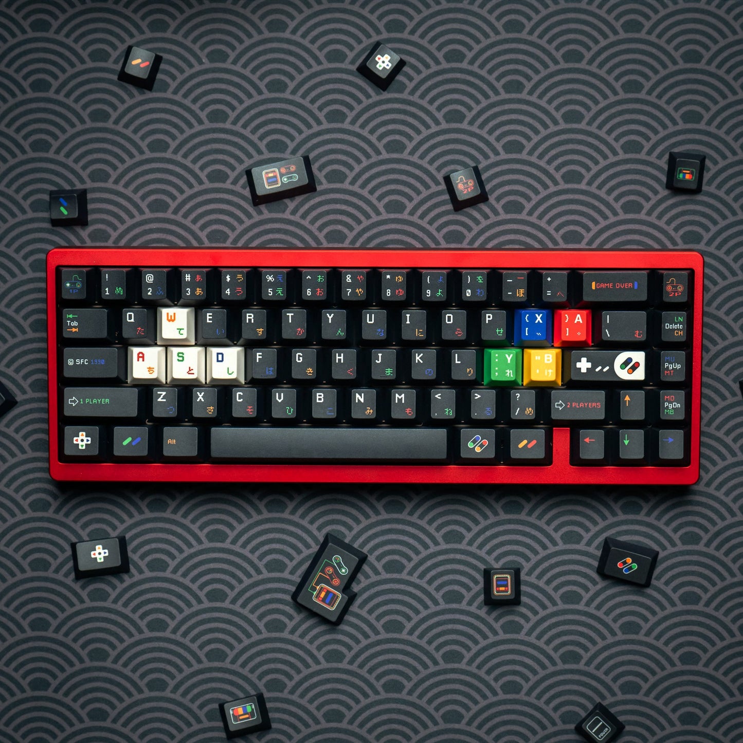 Super Famicom by Nintendo Keycap Set