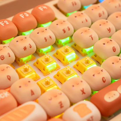 Akko Creamy Yellow U1 Switches 100 броя