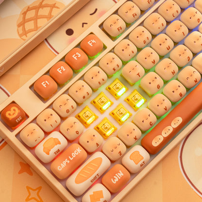 Akko Creamy Yellow U1 Switches 100 броя