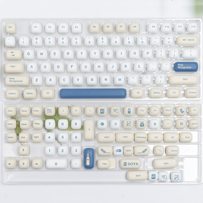 Soy Milk PBT Dye-Sub XDA/KOA/MOG Капачки за Механична Клавиатура - TypeHero
