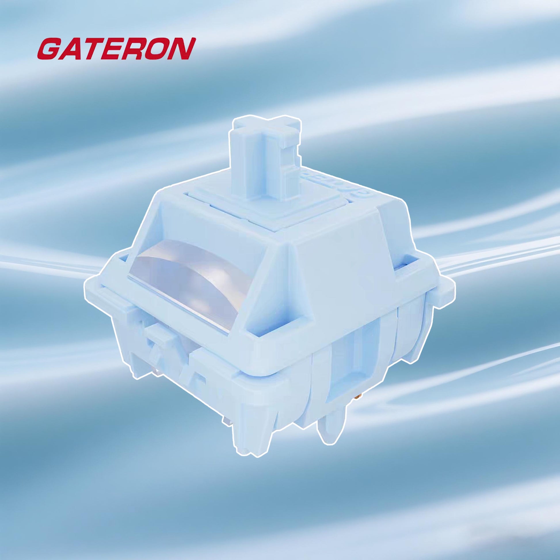 Gateron Sea Salt Smoothie Linear Switches Суичове за Механична Клавиатура Линейни (10 броя) - TypeHero