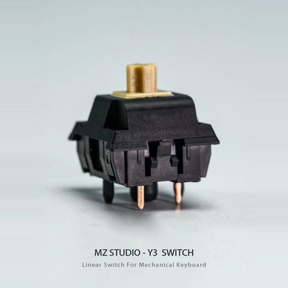 Keygeek Y3 Linear Switches 53g Thocky Суичове за Механична Клавиатура (70 броя) - TypeHero