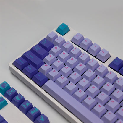Synth Retro-Futuristic PBT Keycaps Капачки за Механична Клавиатура (129 броя) - TypeHero