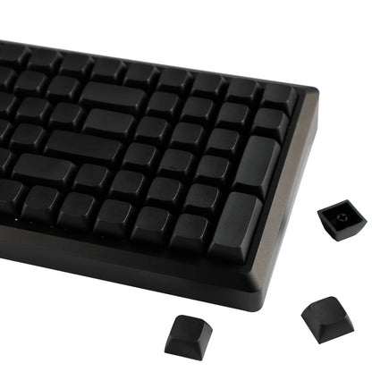 Blank Black ZDA Profile Keycaps Капачки с "Празен" Дизайн без Надписи 127 броя (XDA like profile) - TypeHero